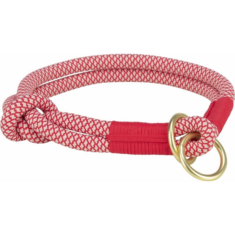 Collari da addestramento per cani Trixie Soft Rope Rosso Crema L 50 cm