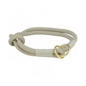 Collari da addestramento per cani Trixie Soft Rope Grigio Grigio chiaro S/M 40 cm
