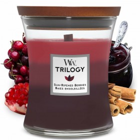 Candela Profumata Woodwick Black Cherry 275 g