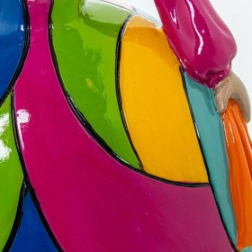 Statua Decorativa Alexandra House Living Multicolore Plastica Vestito 15 x 13 x 20 cm