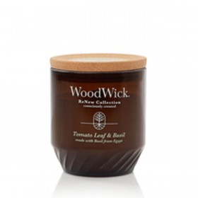 Candela Profumata Woodwick Tomato Leaf & Basil 368 g