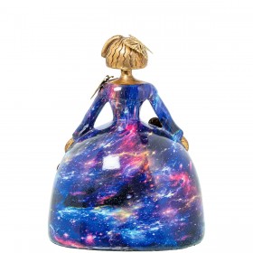 Statua Decorativa Alexandra House Living Multicolore Plastica Vestito 17 x 14 x 23 cm