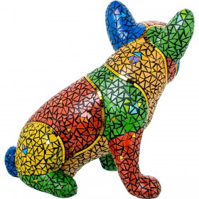 Statua Decorativa Alexandra House Living Multicolore Plastica Cane 29 x 18 x 28 cm