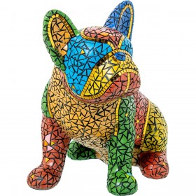 Statua Decorativa Alexandra House Living Multicolore Plastica Cane 29 x 18 x 28 cm