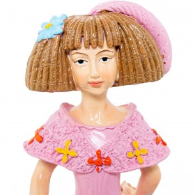 Statua Decorativa Alexandra House Living Rosa Plastica Vestito 15 x 15 x 21 cm