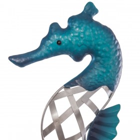 Quadro Cavaliere del Mare Metallo 20 x 46 cm