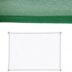 Vela parasole Vela sombreo Verde 300 x 400 x 0,5 cm Tenda