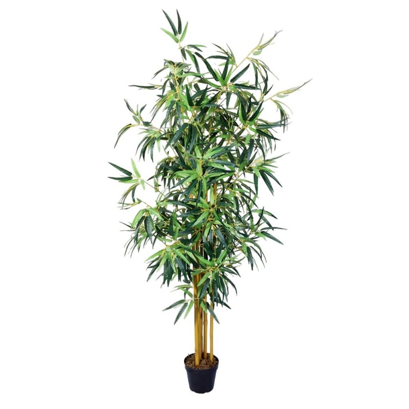 Pianta Decorativa Cemento Tessuto Bambù 150 cm