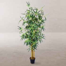 Pianta Decorativa Cemento Tessuto Bambù 150 cm