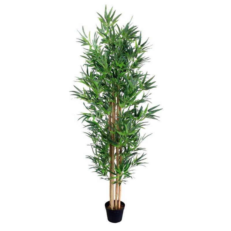 Pianta Decorativa Cemento Tessuto Bambù 210 cm