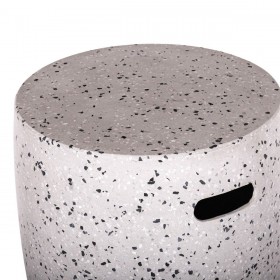 Sgabello Terrazzo Bianco 40 x 40 x 45 cm