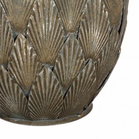 Portacandele 15,5 x 15,5 x 28 cm Metallo Argento