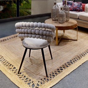 Tappeto Alexandra House Living Naturale Rattan Fibra naturale 60 x 100 cm