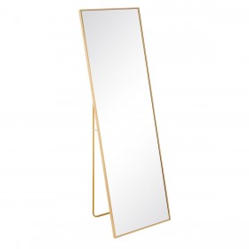 Specchio Dorato Alluminio Cristallo 50 x 2,5 x 160 cm