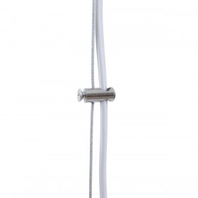 Lampadario Metallo 26 x 26 x 46 cm Bianco