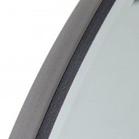 Specchio da parete Nero 120 x 4 x 120 cm