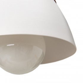 Lampada da Parete 17 x 25 x 20 cm Metallo Bianco