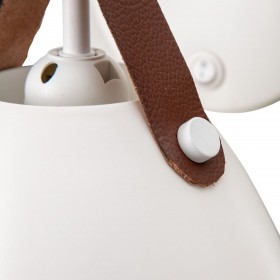 Lampada da Parete 17 x 25 x 20 cm Metallo Bianco