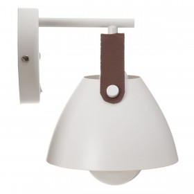 Lampada da Parete 17 x 25 x 20 cm Metallo Bianco