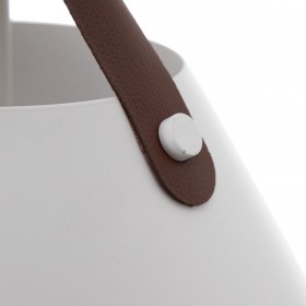 Lampadario 27 x 27 x 32 cm Metallo Bianco Ø 10 cm