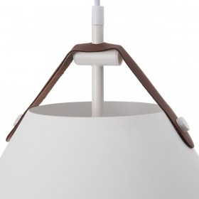 Lampadario 27 x 27 x 32 cm Metallo Bianco Ø 10 cm