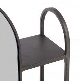 Specchio da parete Nero 51 x 14 x 80 cm