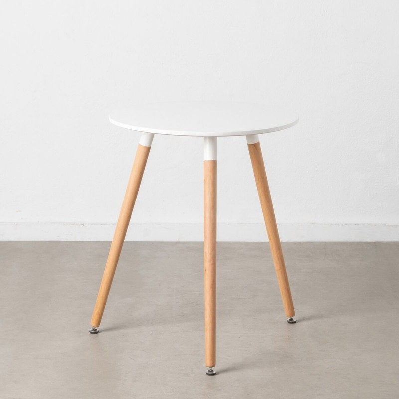 Tavolo da Pranzo Bianco Legno MDF 60 x 60 x 74 cm