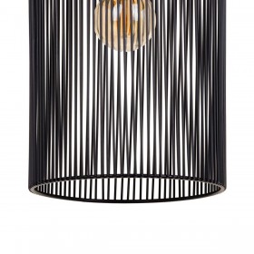 Lampadario 27 x 27 x 30,5 cm Nero Ferro Ø 27 cm