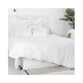 Piumino Letto HappyFriday Basic Bianco 120 + 250 g/m² 180 x 220 cm (2 Pezzi)
