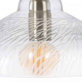 Lampadario Cristallo Metallo 29 x 29 x 24 cm