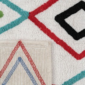 Tappeto per Bambini 100 % cotone 160 x 120 cm 160 x 120 x 1 cm