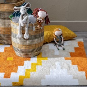 Tappeto per Bambini 100 % cotone 160 x 120 cm 160 x 120 x 1 cm