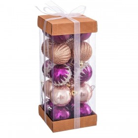 Palle di Natale Multicolore PVC 5 x 5 x 5 cm (20 Unità)