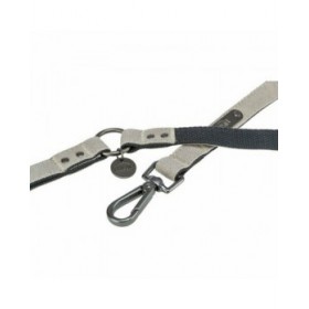 Guinzaglio regolabile per cane Trixie CityStyle Grigio chiaro S/M