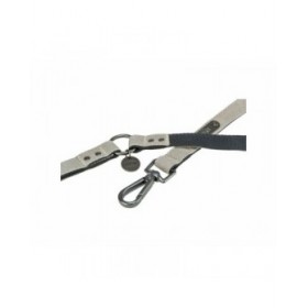 Guinzaglio regolabile per cane Trixie CityStyle Grigio chiaro M/L
