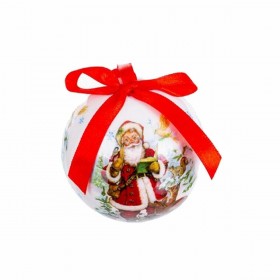 Palle di Natale Multicolore Polyfoam Babbo Natale 7,5 x 7,5 x 7,5 cm (14 Unità)