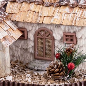 Decorazione Natalizia Multicolore Polyfoam Casa 26 x 18,5 x 16 cm