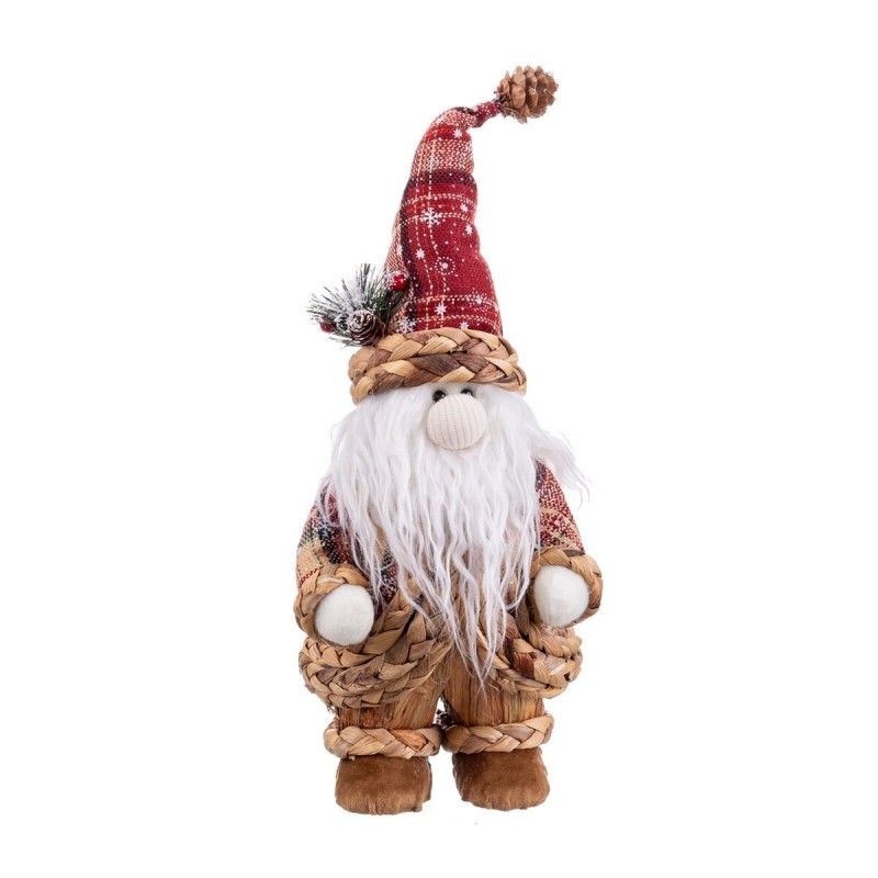Decorazione Natalizia Multicolore Polyfoam Tessuto Babbo Natale 14 x 13 x 36 cm