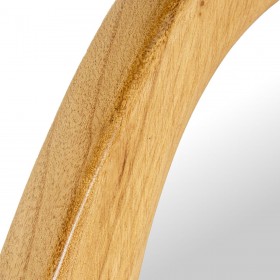 Specchio da parete Alexandra House Living Naturale Legno Astratto 45 x 2,5 x 90 cm