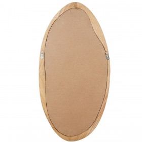 Specchio da parete Alexandra House Living Naturale Legno Astratto 45 x 2,5 x 90 cm