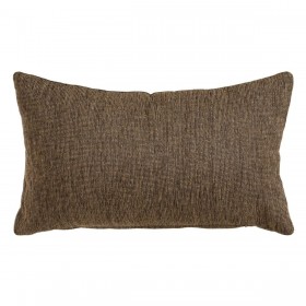 Cuscino Poliestere Cotone Marrone 50 x 30 cm
