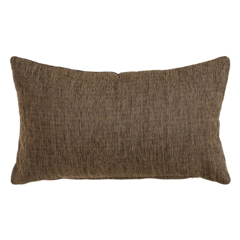 Cuscino Poliestere Cotone Marrone 50 x 30 cm