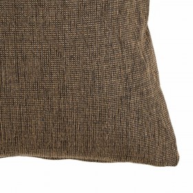 Cuscino Poliestere Cotone Marrone 50 x 30 cm