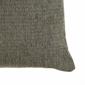 Cuscino Poliestere Cotone Grigio 50 x 30 cm