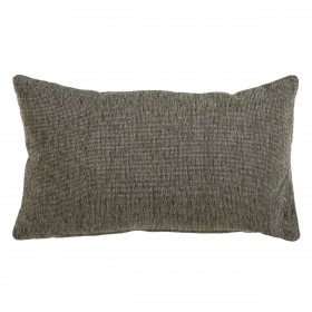 Cuscino Poliestere Cotone Grigio 50 x 30 cm