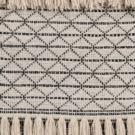 Cuscino Cotone Nero Beige 45 x 45 cm