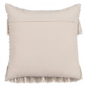 Cuscino Cotone Nero Beige 45 x 45 cm