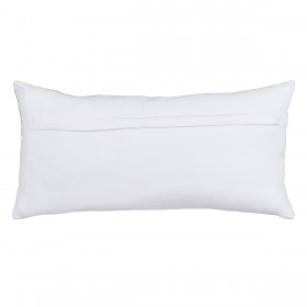 Cuscino Cotone Grigio Rosa 30 x 60 cm