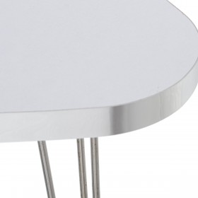 Set di 3 tavoli Alexandra House Living Argentato Legno