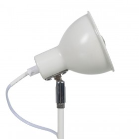 Lampada da tavolo Bianco Ferro 25 W 220-240 V 15 x 14,5 x 36,5 cm